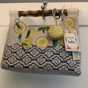 Beaded lemon bag- viral